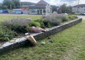 Návštěvníky boskovické pouti překvapila polonahá žena